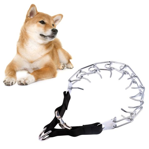 4.0mm*60cm pet dog pinch training chain collar prong pet choker collars dog supplies iron gift 2018 
4.0mm*60cm pet dog pinch training chain collar prong pet choker collars dog supplies iron gift 2018