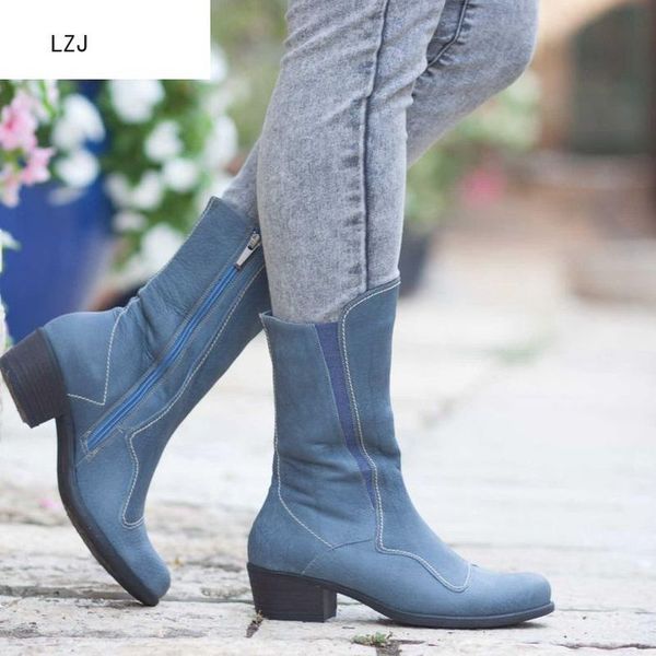 lzj new 2019 designed genuine leather boots women spring autumn boots cow leather mid-calf botines mujer shoes plus size 43, Black
lzj new 2019 designed genuine leather boots women spring autumn boots cow leather mid-calf botines mujer shoes plus size 43, Black