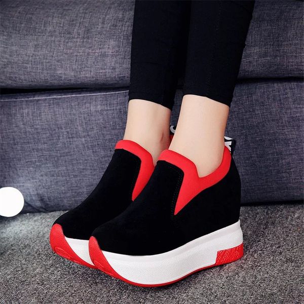 women casual shoes hidden heels 10 cm platforms shoes female height increasing vulcanized shoes woman black red, Black;white
women casual shoes hidden heels 10 cm platforms shoes female height increasing vulcanized shoes woman black red, Black;white