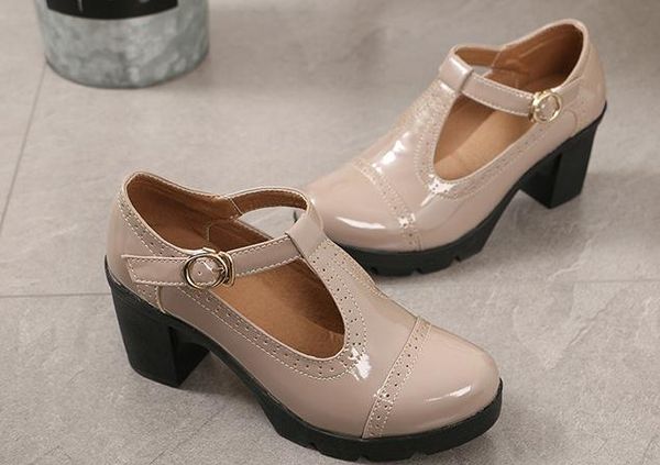 2020 women's shoes in spring and autumn with new style high heel coarse heel round head waterproof table@5130, Black
2020 women's shoes in spring and autumn with new style high heel coarse heel round head waterproof table@5130, Black