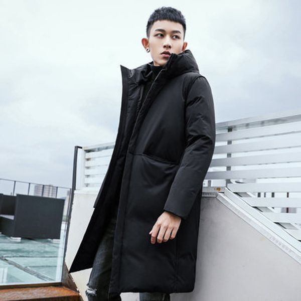 2018 новая зима мужчины длинная белая утка вниз куртка мужская вниз куртки и пальто теплый куртки шинель, Black
2018 новая зима мужчины длинная белая утка вниз куртка мужская вниз куртки и пальто теплый куртки шинель, Black