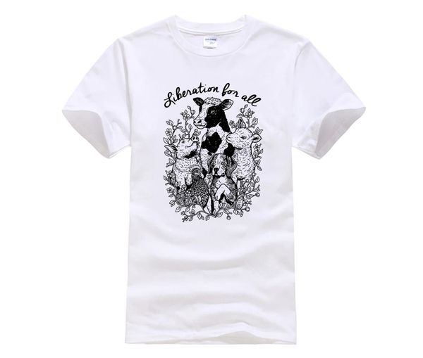 men's print casual 100% cotton t shirt popular liberation for all vegan for men boy short sleeve cool tees game tshirt men, White;black
men's print casual 100% cotton t shirt popular liberation for all vegan for men boy short sleeve cool tees game tshirt men, White;black