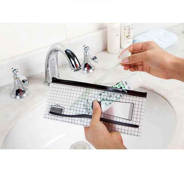 toothbrush storage pouch practical transparent wash pvc bathroom zipper women toiletry cosmetic bag travel makeup organizer
toothbrush storage pouch practical transparent wash pvc bathroom zipper women toiletry cosmetic bag travel makeup organizer