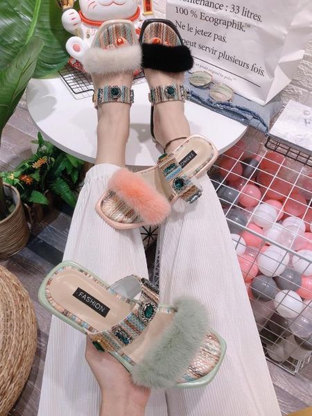 slippers casual female shoes fur flip flops loafers slides summer woman luxury 2020 plush flat beach pu rome rubber basic, Black
slippers casual female shoes fur flip flops loafers slides summer woman luxury 2020 plush flat beach pu rome rubber basic, Black