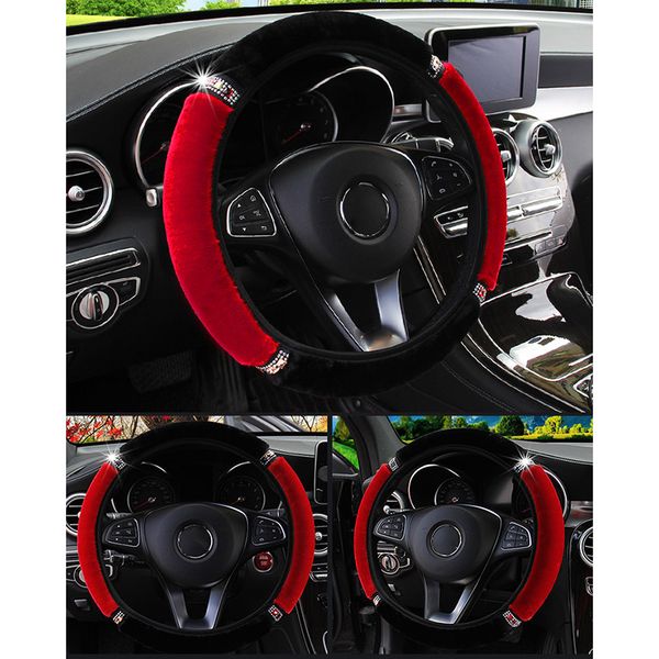 fashion plush rhinestone steering wheel covers universal car decoration vehicle ornament oe88
fashion plush rhinestone steering wheel covers universal car decoration vehicle ornament oe88