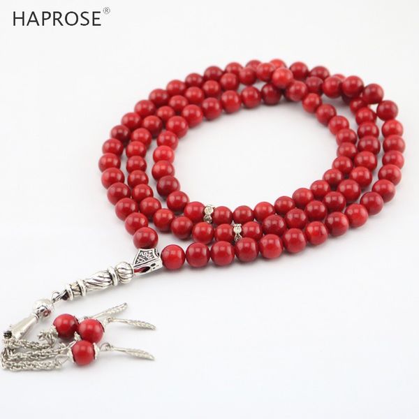 new fashion necklace shell coral round shape prayer 99 beads islamic muslim tasbih red shell precious coral bracelet gift, Silver
new fashion necklace shell coral round shape prayer 99 beads islamic muslim tasbih red shell precious coral bracelet gift, Silver