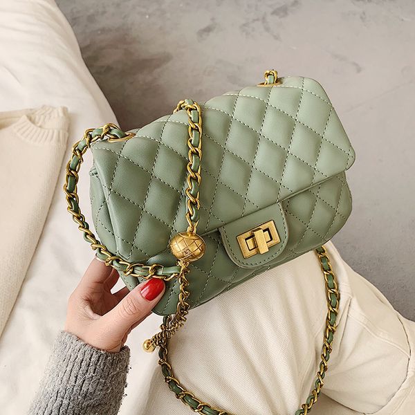 female lattice chain leather crossbody bag for women 2020 handbags sac a main ladies hand shoulder messenger bag
female lattice chain leather crossbody bag for women 2020 handbags sac a main ladies hand shoulder messenger bag