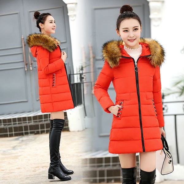 cotton-padded jacket woman down cotton long fund heavy seta lead cotton-padded clothes woman winter thickness loose coat tide, Black
cotton-padded jacket woman down cotton long fund heavy seta lead cotton-padded clothes woman winter thickness loose coat tide, Black