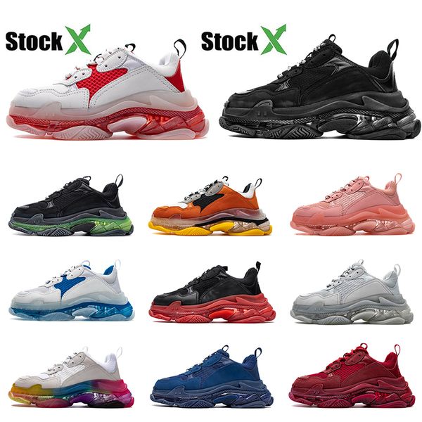 stock x designer sell 17fw triple-s crystal bottom paris brand fashion mens women luxury vintage dad platform casual shoes size 36-45, Black
stock x designer sell 17fw triple-s crystal bottom paris brand fashion mens women luxury vintage dad platform casual shoes size 36-45, Black