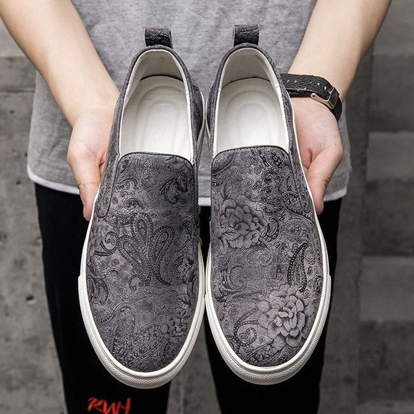 errfc new arrival fashion mens casual loafer shoes designer round toe slip on boat shoes for man flower print leisure zapatos, Black
errfc new arrival fashion mens casual loafer shoes designer round toe slip on boat shoes for man flower print leisure zapatos, Black
