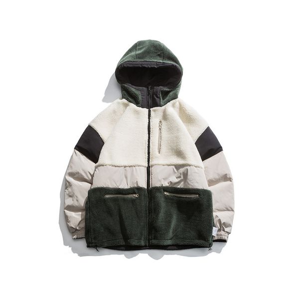 men's down & parkas winter japanese color matching tooling coat tide brand double-sided wearing hooded cotton clothing men loose casual, Black
men's down & parkas winter japanese color matching tooling coat tide brand double-sided wearing hooded cotton clothing men loose casual, Black