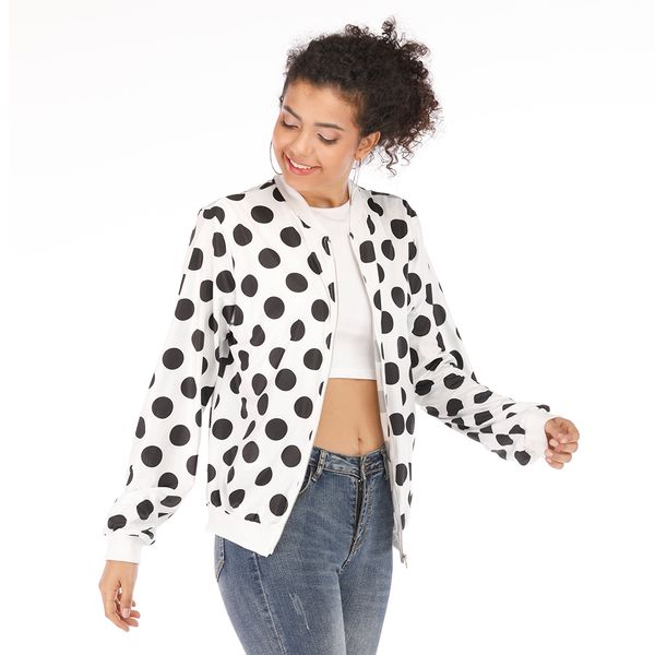 plus size summer women bomber jacket spring rose leopard women's jackets long sleeve floral black coat polka dot chaqueta mujer, Black;brown
plus size summer women bomber jacket spring rose leopard women's jackets long sleeve floral black coat polka dot chaqueta mujer, Black;brown