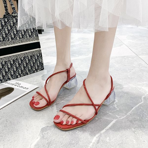 transparent heel gladiator sandals women narrow band clear heel rome sandals summer leisure open toe heels women 2020, Black
transparent heel gladiator sandals women narrow band clear heel rome sandals summer leisure open toe heels women 2020, Black