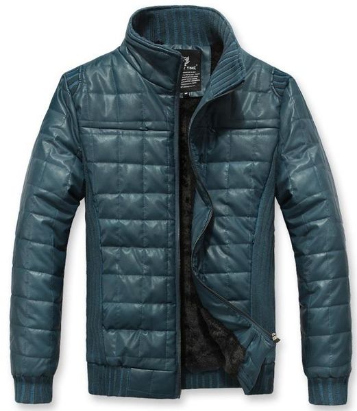 новая весенняя мужская хлопчатобумажная одежда сгущает кожаную сшитую куртку, Black
новая весенняя мужская хлопчатобумажная одежда сгущает кожаную сшитую куртку, Black