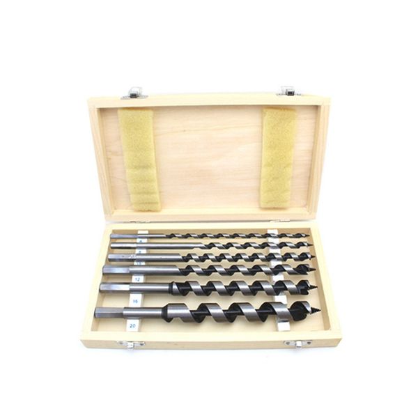 6pcs bits quality steel sharp twist drill auger bit for electrical drill woodworking tools 6/8/10/12/16/20x230mm
6pcs bits quality steel sharp twist drill auger bit for electrical drill woodworking tools 6/8/10/12/16/20x230mm