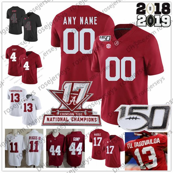 custom alabama crimson tide 2019 football any name number red white black 11 henry ruggs iii tagovailoa jeudy waddle mac jones 150th jersey, Black;red
custom alabama crimson tide 2019 football any name number red white black 11 henry ruggs iii tagovailoa jeudy waddle mac jones 150th jersey, Black;red