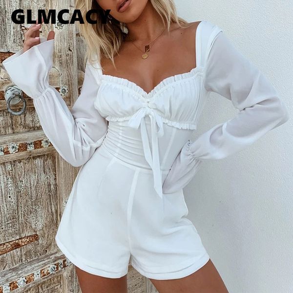 women elegant ruffles square neck playsuit women long sleeve elastic high waist jumpsuit rompers white overalls, Black;white
women elegant ruffles square neck playsuit women long sleeve elastic high waist jumpsuit rompers white overalls, Black;white