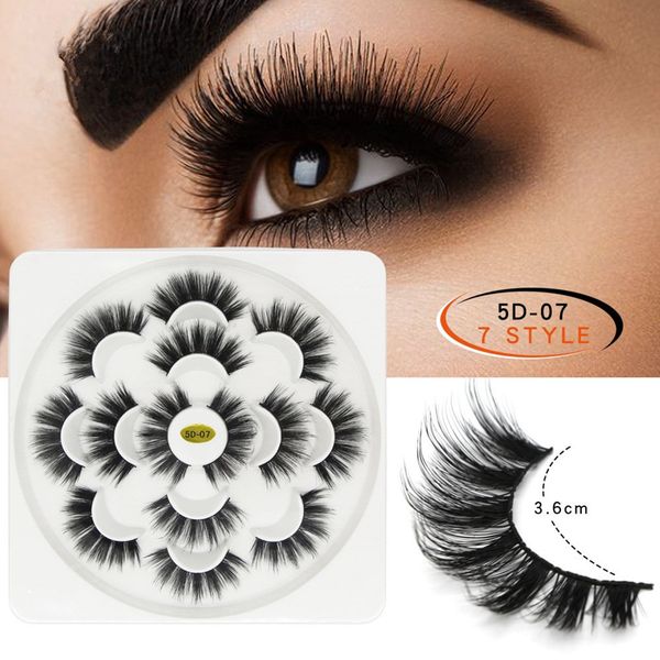 3d mink eyelashes natural false eyelashes long eyelash extension faux fake eye lashes makeup tool 7 pairs/set rra1273
3d mink eyelashes natural false eyelashes long eyelash extension faux fake eye lashes makeup tool 7 pairs/set rra1273