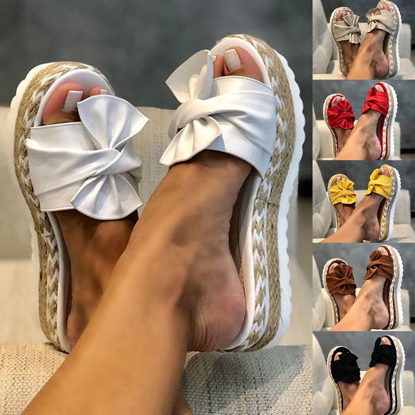 sandals slippers women slides bow summer bow-knot thick soles flat platform floral beach shoes flip flops drop shopping, Black
sandals slippers women slides bow summer bow-knot thick soles flat platform floral beach shoes flip flops drop shopping, Black