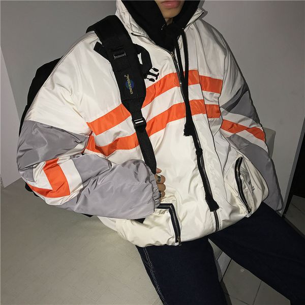 2019 new japanese cotton simple winter plus velvet thickening color matching men's loose version casual jacket, Black;brown
2019 new japanese cotton simple winter plus velvet thickening color matching men's loose version casual jacket, Black;brown