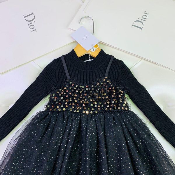 2019 new children s dress tt190805#06, Red;yellow