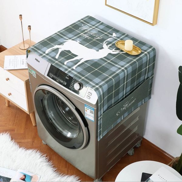 thick cotton and linen washing machine cover refrigerator cover cloth drum washing machine waterproof oil-proof dust cover
thick cotton and linen washing machine cover refrigerator cover cloth drum washing machine waterproof oil-proof dust cover