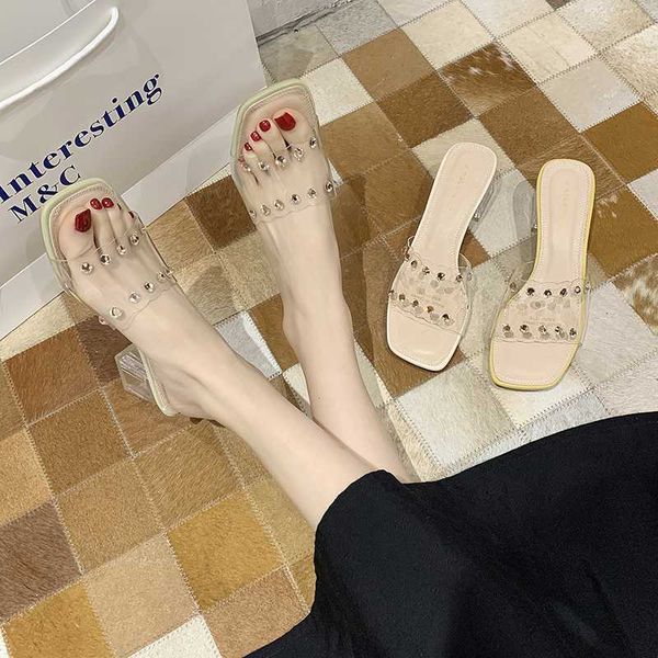 med shoes woman 2020 woman's slippers square heel women heels glitter slides rivet fashion new block high jelly summer, Black
med shoes woman 2020 woman's slippers square heel women heels glitter slides rivet fashion new block high jelly summer, Black