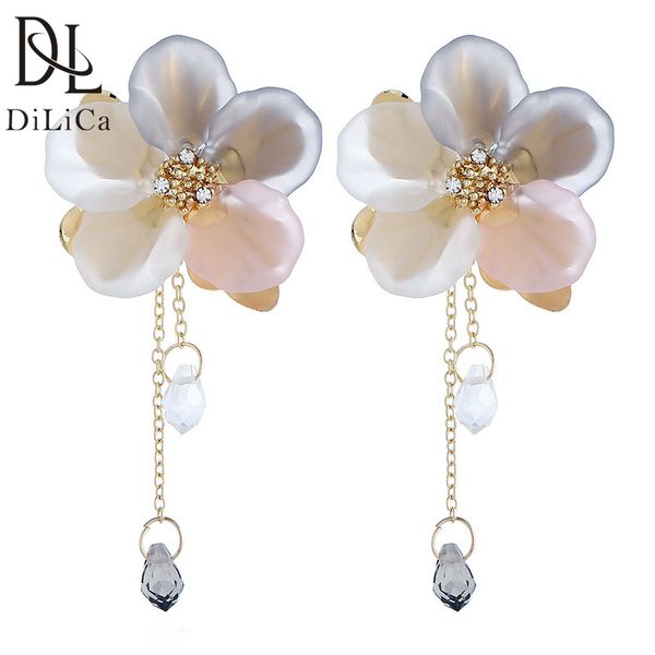 dilica 2019 trendy flower earrings tassel drop earrings fashion woman crystal earring long jewelry boucles d'oreilles, Silver
dilica 2019 trendy flower earrings tassel drop earrings fashion woman crystal earring long jewelry boucles d'oreilles, Silver