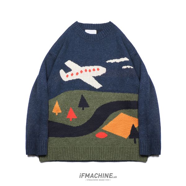 men jacquard o-neck streetwear fashion sweaters mens 2019 autumn winter korean pullovers male knitted sweater, White;black
men jacquard o-neck streetwear fashion sweaters mens 2019 autumn winter korean pullovers male knitted sweater, White;black