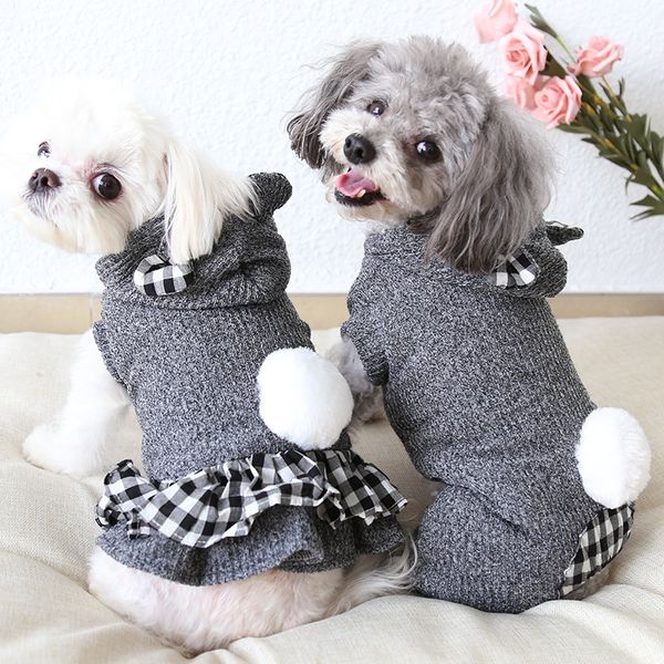grid bear pet dog clothes winter warm dog dress jumpsuits with hat dog shirt hoodies coats clothing for dogs cat yorkie teddy
grid bear pet dog clothes winter warm dog dress jumpsuits with hat dog shirt hoodies coats clothing for dogs cat yorkie teddy