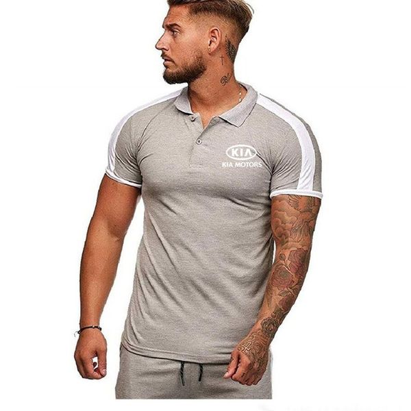 2020 new mens short sleeve for kia car men's polo shirt summer casual solid colour cotton mens tshirt male clothes
2020 new mens short sleeve for kia car men's polo shirt summer casual solid colour cotton mens tshirt male clothes