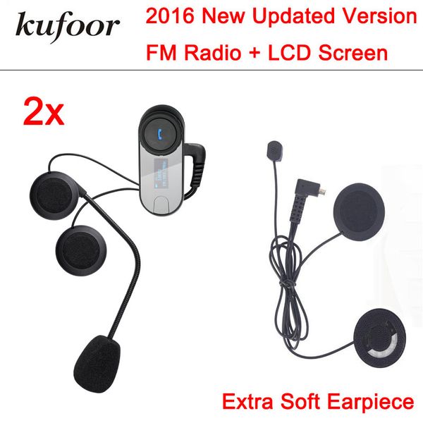 kufoor lcd screen2pcs motorcycle helmet intercom bluetooth intercom with fm radio+extra soft earpiece
kufoor lcd screen2pcs motorcycle helmet intercom bluetooth intercom with fm radio+extra soft earpiece