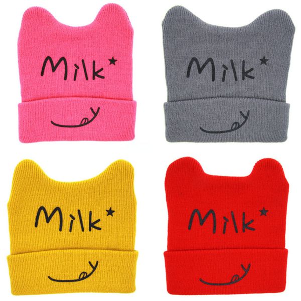 new cute milk cat ear toddler hats winter baby caps knitted newborn caps infant beanies fashion accessories ing, Yellow
new cute milk cat ear toddler hats winter baby caps knitted newborn caps infant beanies fashion accessories ing, Yellow