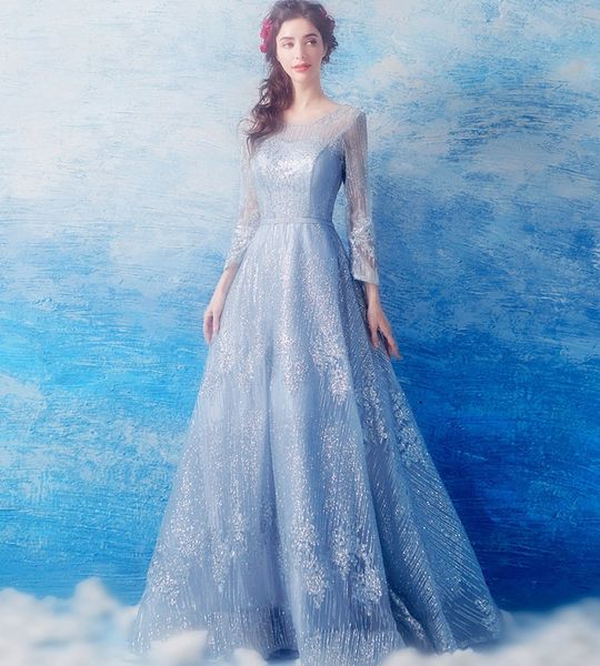 2020 gray new evening dresses o- neck sequins long sleeves long prom party gowns evening wear formal evening gowns, Black;red
2020 gray new evening dresses o- neck sequins long sleeves long prom party gowns evening wear formal evening gowns, Black;red