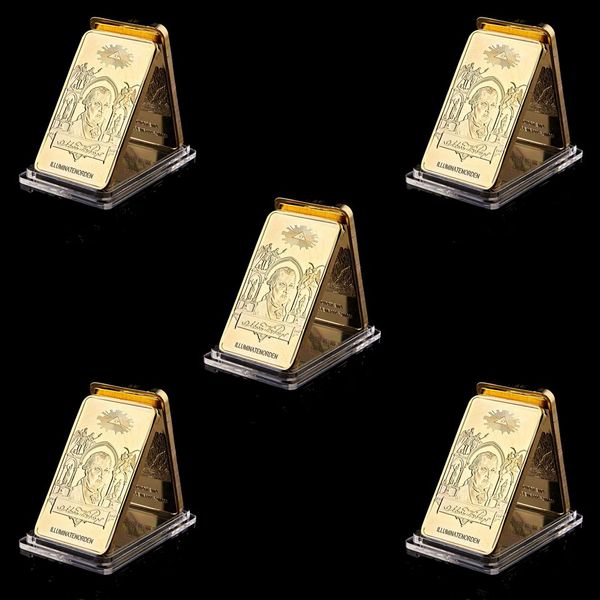 5pcs 1776 world masonic coin asons brothers are blessed light 1oz gold plated metal replica collectibles
5pcs 1776 world masonic coin asons brothers are blessed light 1oz gold plated metal replica collectibles