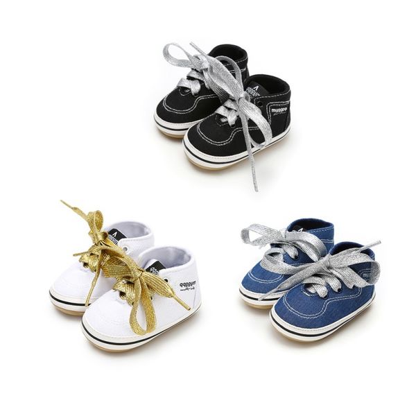 classic sports newborn baby shoes first walkers shoes infant toddler soft sole anti-slip baby (with white laces
classic sports newborn baby shoes first walkers shoes infant toddler soft sole anti-slip baby (with white laces
