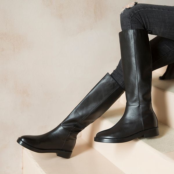 plus size 34-43 new women knee high boots soft genuine leather flat fashion knee winter boots warm fur woman long boots shoes t200520, Black
plus size 34-43 new women knee high boots soft genuine leather flat fashion knee winter boots warm fur woman long boots shoes t200520, Black