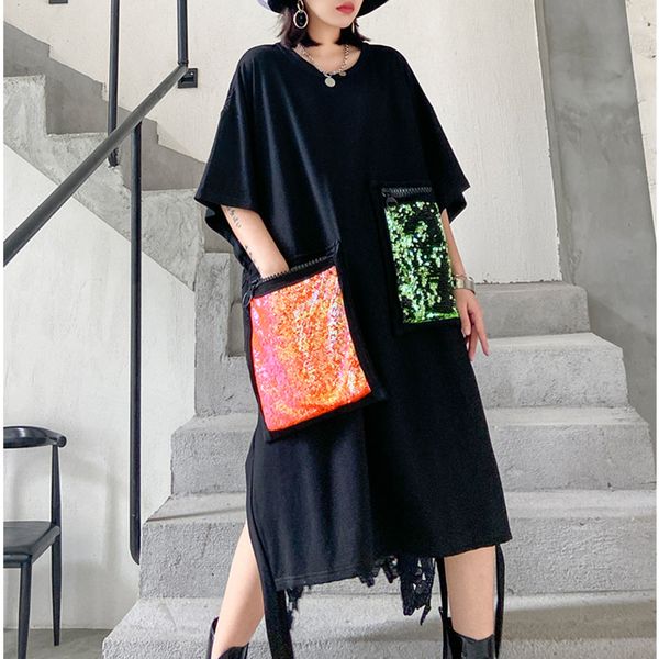 xuxi french slim dress women's light mature temperament big size stitching lace crochet short sleeve fashionable dress fz1745, Black;gray
xuxi french slim dress women's light mature temperament big size stitching lace crochet short sleeve fashionable dress fz1745, Black;gray