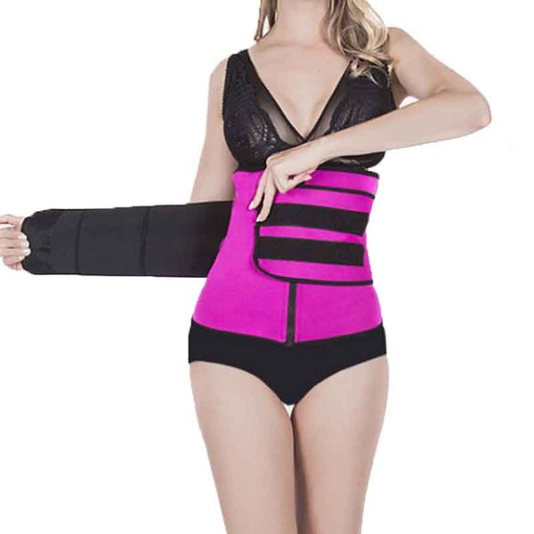 

neoprene waist zipper corsets body shaper abdominal slimming belt tummy trimmer weight loss shapewear sweat fat burning girdle, Black;white