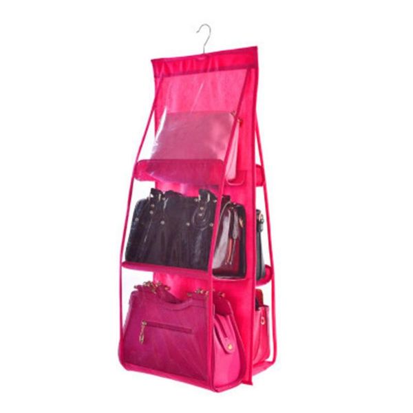 6-pocke bag storage hanging bag double-sided six-layer hanging non-woven storage