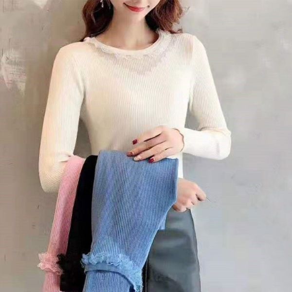 soft o-neck sweater women 2019 winter autumn lace knitted sweaters christmas sweater women pullover pull femme jumper, White;black
soft o-neck sweater women 2019 winter autumn lace knitted sweaters christmas sweater women pullover pull femme jumper, White;black