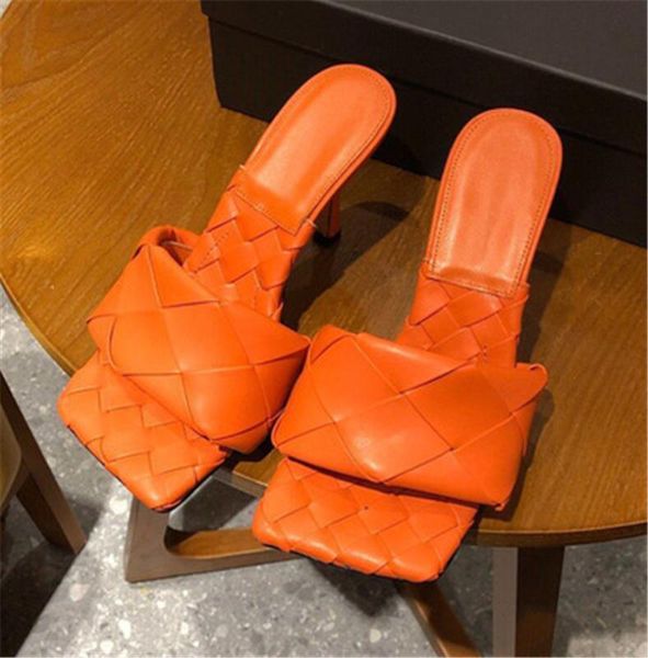 genuine woven leather sheepskin women mules shoes slippers sequare toe lady slides party high heels shoes, Black
genuine woven leather sheepskin women mules shoes slippers sequare toe lady slides party high heels shoes, Black