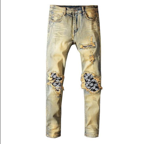 fashion-19ss mens jeans denim brand pants italian famous brand trousers fashion hole pants amiri jeans patch street motorcycle pants, Blue
fashion-19ss mens jeans denim brand pants italian famous brand trousers fashion hole pants amiri jeans patch street motorcycle pants, Blue