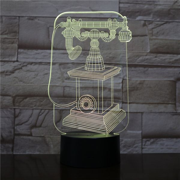night light 7 colors change 3d led old telephone desk table lamp art home child bedroom sleeping decoration holiday party gifts
night light 7 colors change 3d led old telephone desk table lamp art home child bedroom sleeping decoration holiday party gifts