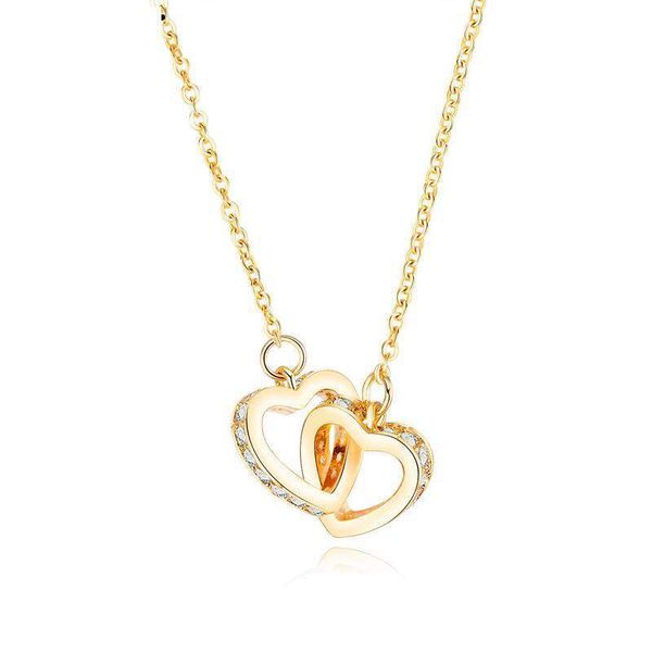 hemiston copper with golden plated elegant fashion rose gold heart linked pendant necklaces, Silver
hemiston copper with golden plated elegant fashion rose gold heart linked pendant necklaces, Silver