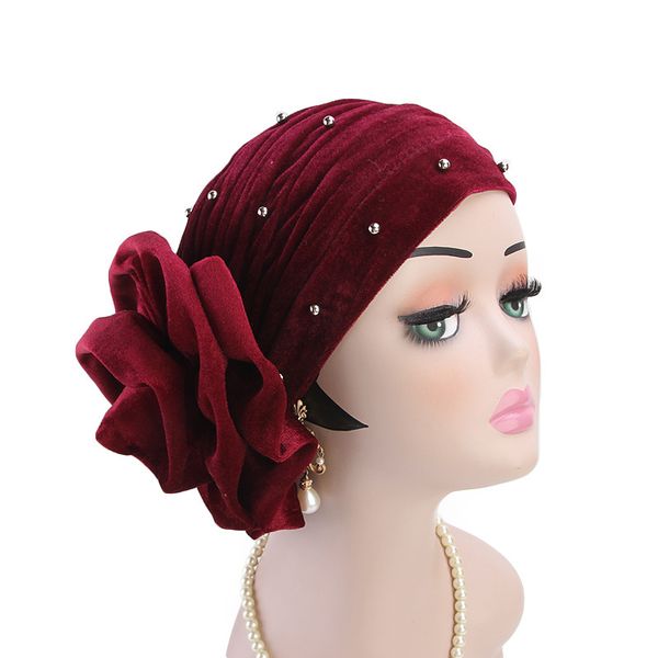 new fashion women velvet turban flower headband muslim turban india cap casual headwrap cover hijab bonnet turbante headwear
new fashion women velvet turban flower headband muslim turban india cap casual headwrap cover hijab bonnet turbante headwear