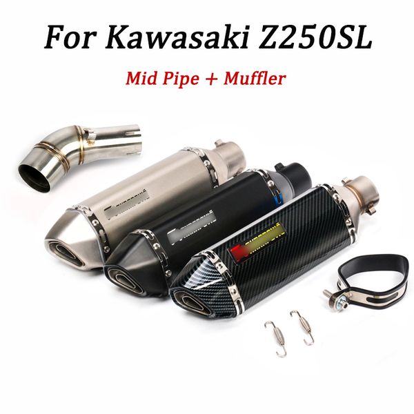motorcycle exhaust system pipe middle link tube modified connecting pipe end tips baffle muffler for z250sl
motorcycle exhaust system pipe middle link tube modified connecting pipe end tips baffle muffler for z250sl