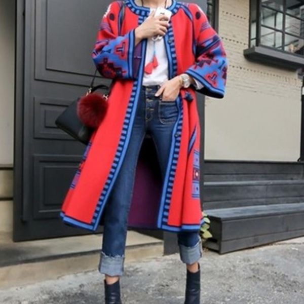 geometric pattern long knitted cardigans loose sweater outwear coat 2019 new fashion womens autumn winter long jacket h54, Tan;black
geometric pattern long knitted cardigans loose sweater outwear coat 2019 new fashion womens autumn winter long jacket h54, Tan;black