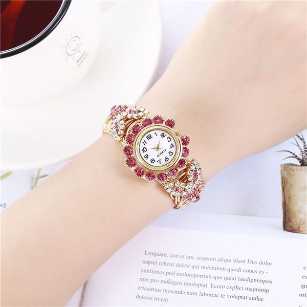 fashion women bracelet watch luxury diamond stainless steel quartz wristwatch summer golod bangel designwatches, Slivery;brown
fashion women bracelet watch luxury diamond stainless steel quartz wristwatch summer golod bangel designwatches, Slivery;brown