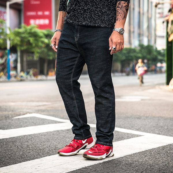 cotton slim pants elasticity black jeans men brand jean hombre pantacourt homme denim streetswear plus size 46 hip hop clothes, Blue
cotton slim pants elasticity black jeans men brand jean hombre pantacourt homme denim streetswear plus size 46 hip hop clothes, Blue